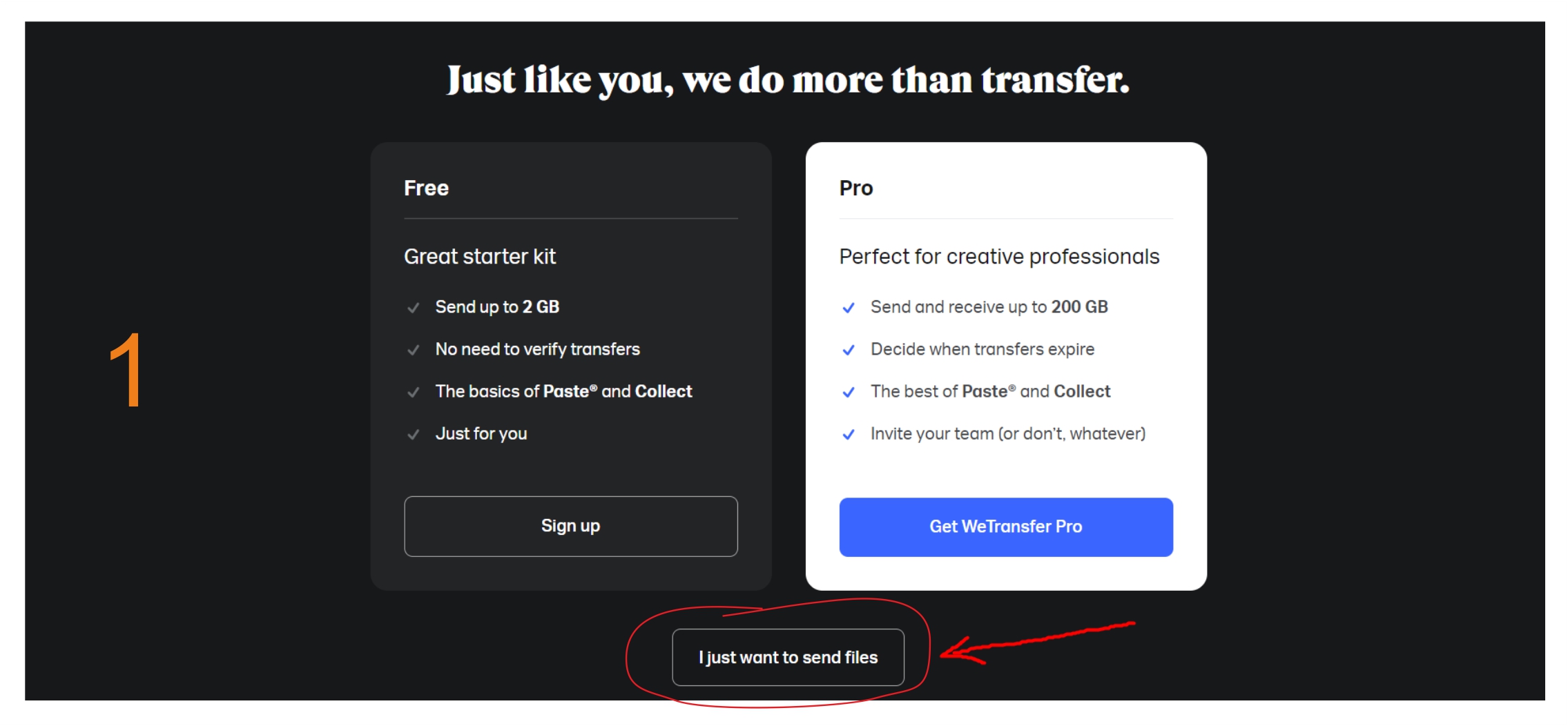 wetransfer - बड़ी file को free में कैसे send करें